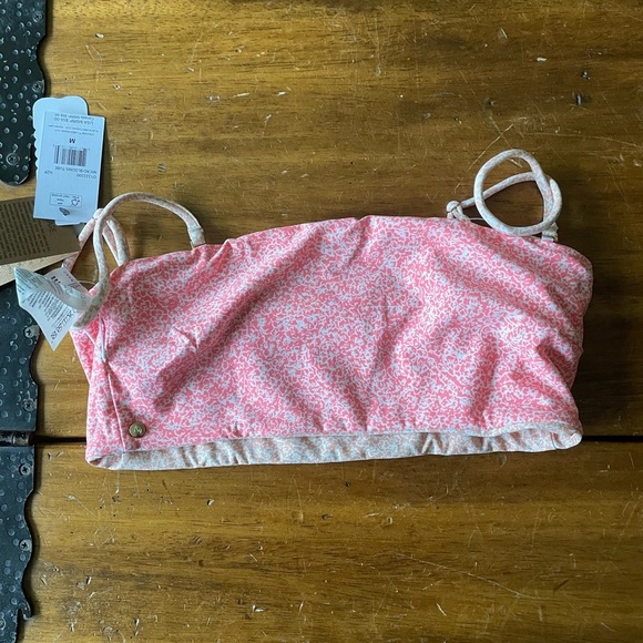 NEW NWT Volcom Micro Blooms Tube Bikini Top reversible medium m - Picture 8 of 11